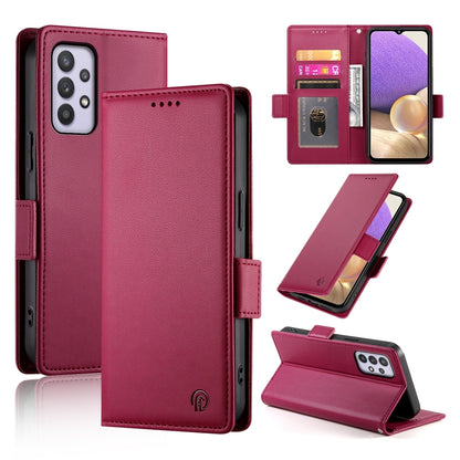 Samsung Galaxy M32 5G Magnetic Leather Wallet Case with Card Slots, Stand Function & Full Protection