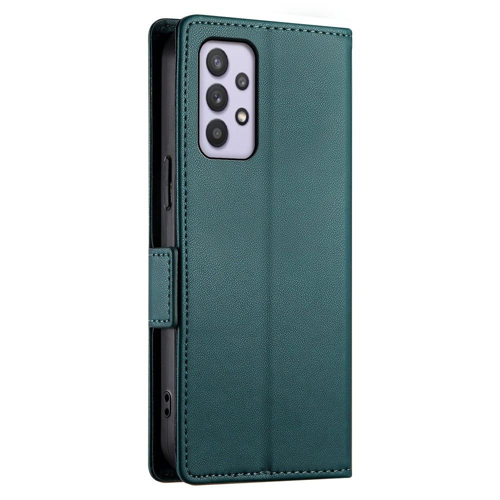 Samsung Galaxy A32 5G Magnetic Leather Wallet Case with Card Slots, Stand Function & Full Protection