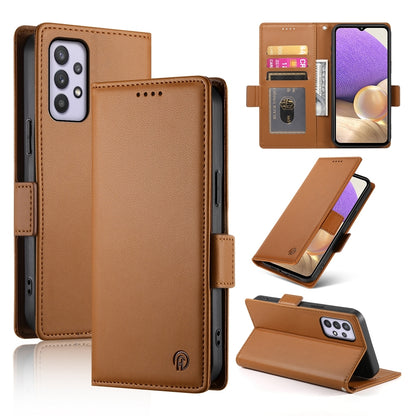 Samsung Galaxy M32 5G Magnetic Leather Wallet Case with Card Slots, Stand Function & Full Protection
