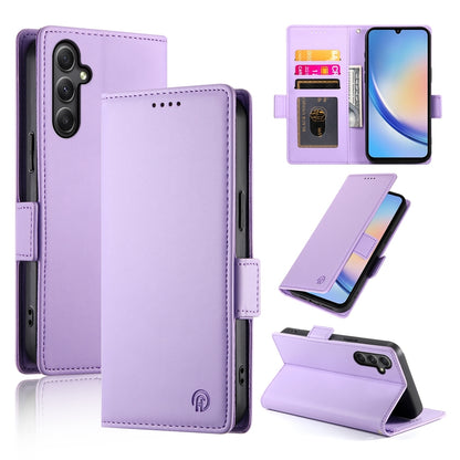 Samsung Galaxy A34 5G Magnetic Leather Wallet Case with Card Slots, Stand Function & Full Protection