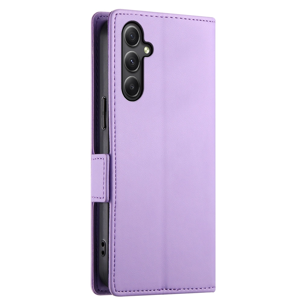 Samsung Galaxy A34 5G Magnetic Leather Wallet Case with Card Slots, Stand Function & Full Protection