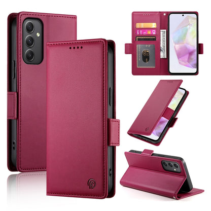 Samsung Galaxy A35 5G Magnetic Leather Wallet Case with Card Slots, Stand Function & Full Protection