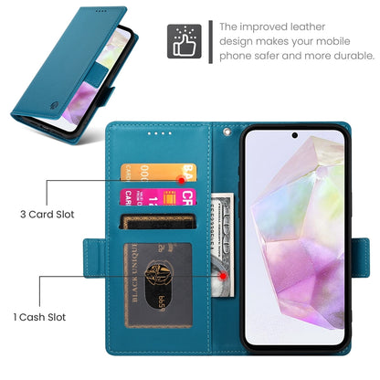Samsung Galaxy A35 5G Magnetic Leather Wallet Case with Card Slots, Stand Function & Full Protection