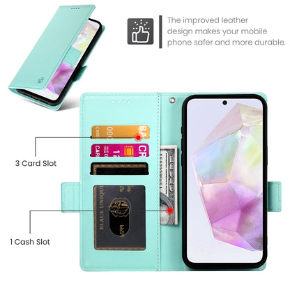 Samsung Galaxy A35 5G Magnetic Leather Wallet Case with Card Slots, Stand Function & Full Protection