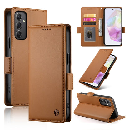 Samsung Galaxy A35 5G Magnetic Leather Wallet Case with Card Slots, Stand Function & Full Protection