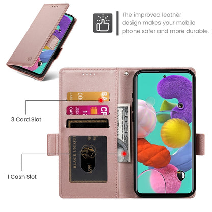Samsung Galaxy A51 4G Magnetic Leather Wallet Case with Card Slots, Stand Function & Full Protection