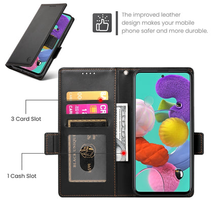 Samsung Galaxy A51 4G Magnetic Leather Wallet Case with Card Slots, Stand Function & Full Protection