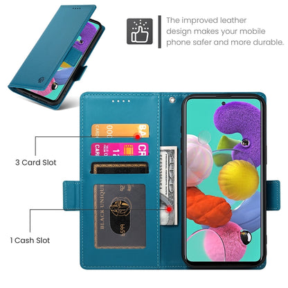 Samsung Galaxy A51 4G Magnetic Leather Wallet Case with Card Slots, Stand Function & Full Protection