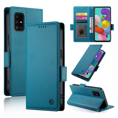 Samsung Galaxy M40s Magnetic Leather Wallet Case with Card Slots, Stand Function & Full Protection