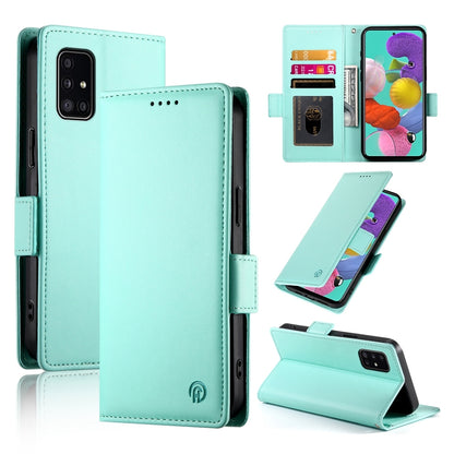 Samsung Galaxy A51 4G Magnetic Leather Wallet Case with Card Slots, Stand Function & Full Protection