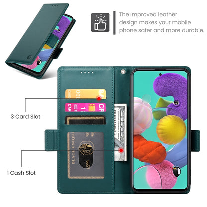 Samsung Galaxy A51 4G Magnetic Leather Wallet Case with Card Slots, Stand Function & Full Protection