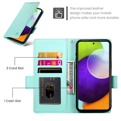 Samsung Galaxy A52 4G/5G Magnetic Leather Wallet Case with Card Slots, Stand Function & Full Protection