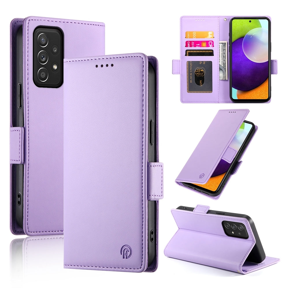 Samsung Galaxy A52 4G/5G Magnetic Leather Wallet Case with Card Slots, Stand Function & Full Protection
