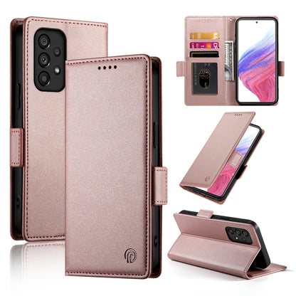 Samsung Galaxy A53 5G Magnetic Leather Wallet Case with Card Slots, Stand Function & Full Protection