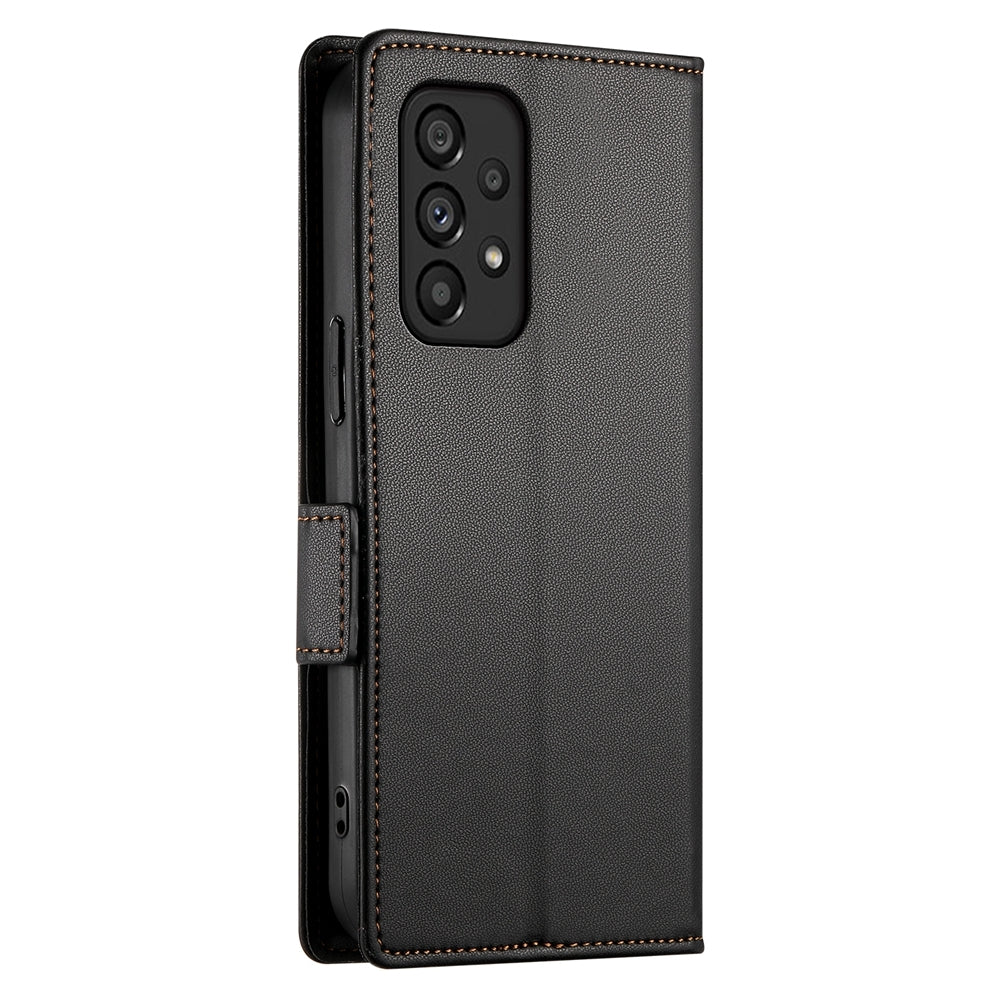 Samsung Galaxy A53 5G Magnetic Leather Wallet Case with Card Slots, Stand Function & Full Protection