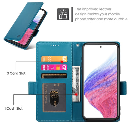 Samsung Galaxy A53 5G Magnetic Leather Wallet Case with Card Slots, Stand Function & Full Protection