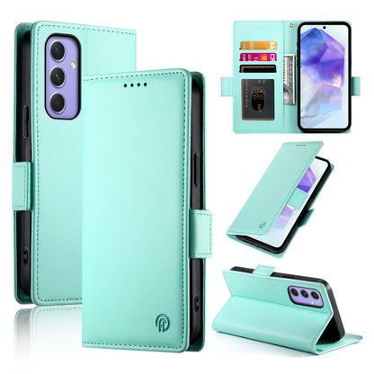 Samsung Galaxy A55 5G Magnetic Leather Wallet Case with Card Slots, Stand Function & Full Protection