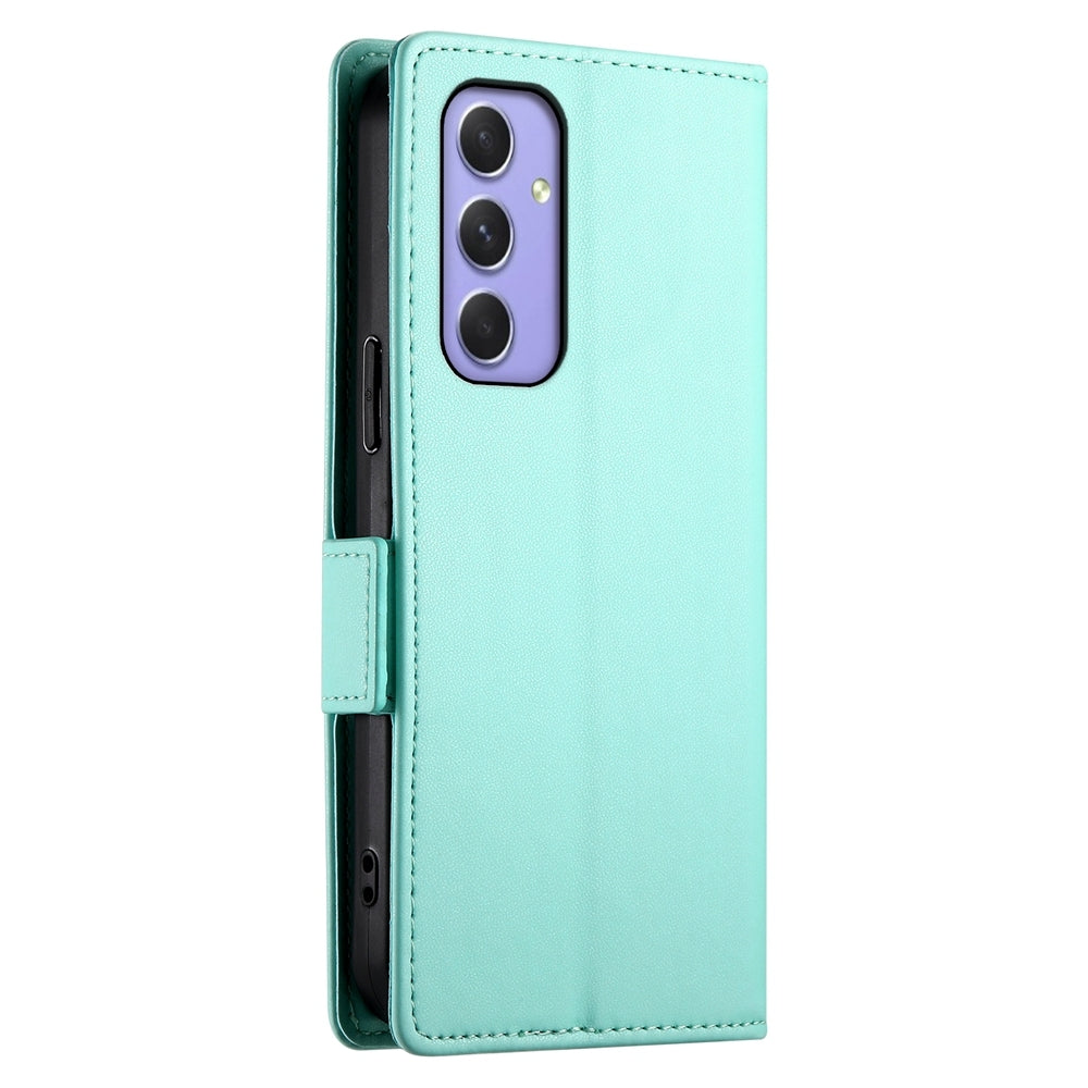 Samsung Galaxy A55 5G Magnetic Leather Wallet Case with Card Slots, Stand Function & Full Protection