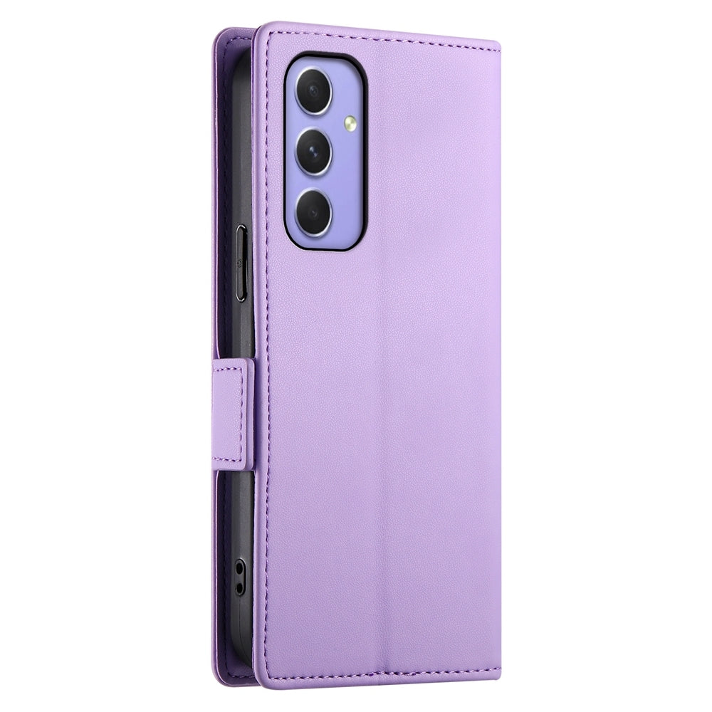 Samsung Galaxy A55 5G Magnetic Leather Wallet Case with Card Slots, Stand Function & Full Protection