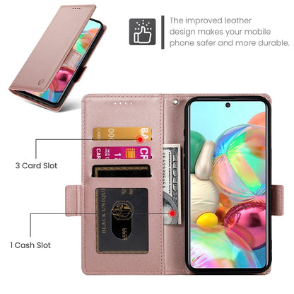Samsung Galaxy A71 4G Magnetic Leather Wallet Case with Card Slots, Stand Function & Full Protection