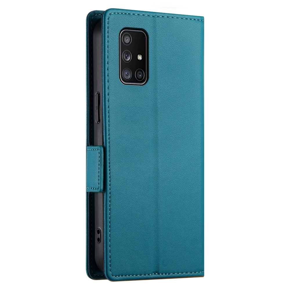 Samsung Galaxy A71 4G Magnetic Leather Wallet Case with Card Slots, Stand Function & Full Protection