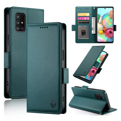 Samsung Galaxy A71 4G Magnetic Leather Wallet Case with Card Slots, Stand Function & Full Protection