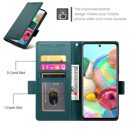 Samsung Galaxy A71 4G Magnetic Leather Wallet Case with Card Slots, Stand Function & Full Protection