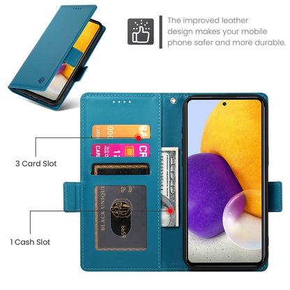 Samsung Galaxy A72 4G/5G Magnetic Leather Wallet Case with Card Slots, Stand Function & Full Protection