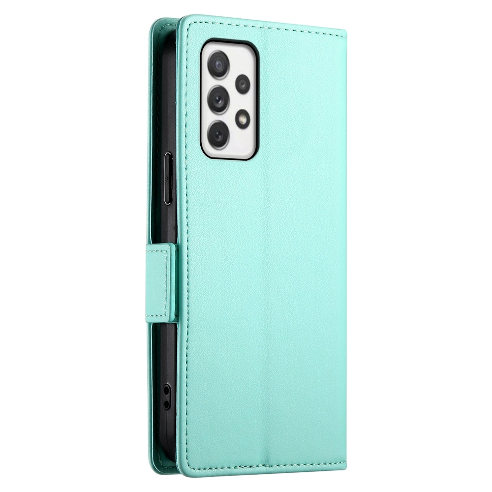 Samsung Galaxy A72 4G/5G Magnetic Leather Wallet Case with Card Slots, Stand Function & Full Protection