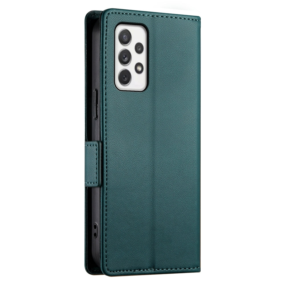 Samsung Galaxy A72 4G/5G Magnetic Leather Wallet Case with Card Slots, Stand Function & Full Protection