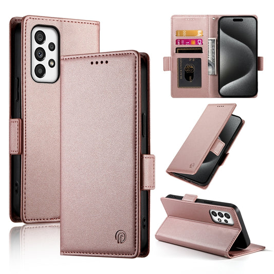Samsung Galaxy A73 5G Magnetic Leather Wallet Case with Card Slots, Stand Function & Full Protection