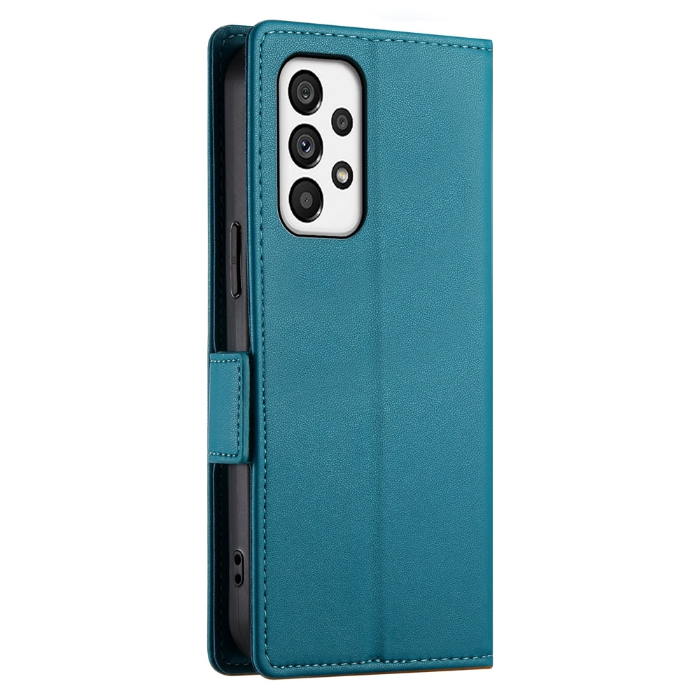 Samsung Galaxy A73 5G Magnetic Leather Wallet Case with Card Slots, Stand Function & Full Protection
