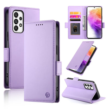 Samsung Galaxy A73 5G Magnetic Leather Wallet Case with Card Slots, Stand Function & Full Protection