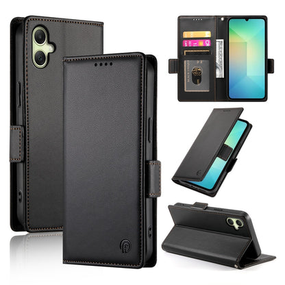 Samsung Galaxy A06 4G Magnetic Leather Wallet Case with Card Slots, Stand Function & Full Protection