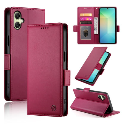 Samsung Galaxy A06 4G Magnetic Leather Wallet Case with Card Slots, Stand Function & Full Protection