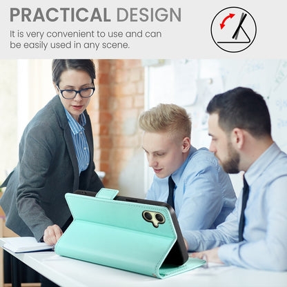 Samsung Galaxy A06 4G Magnetic Leather Wallet Case with Card Slots, Stand Function & Full Protection