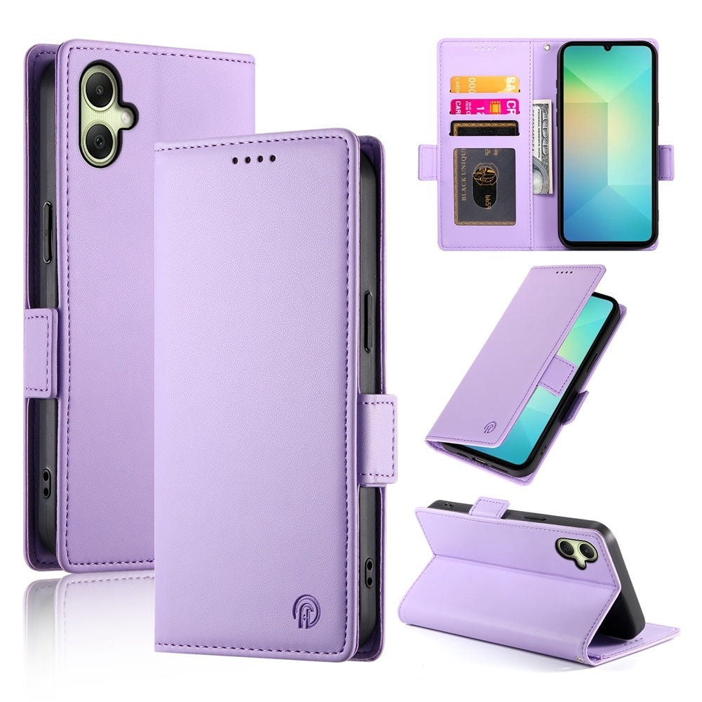 Samsung Galaxy A06 4G Magnetic Leather Wallet Case with Card Slots, Stand Function & Full Protection