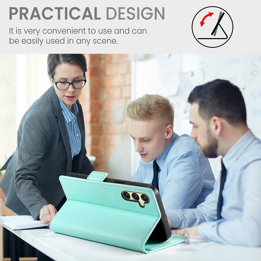 Samsung Galaxy A16 5G Magnetic Leather Wallet Case with Card Slots, Stand Function & Full Protection