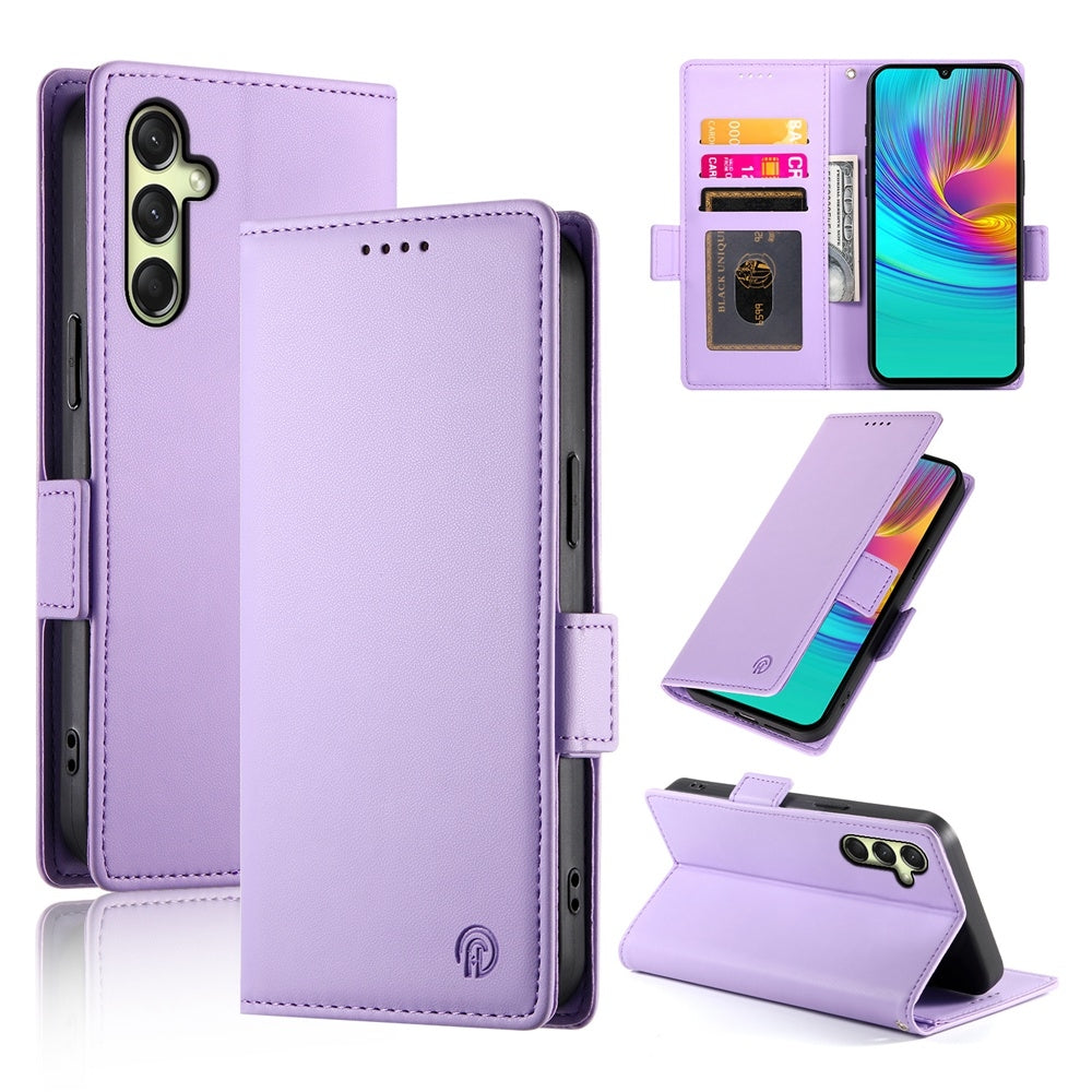 Samsung Galaxy A16 5G Magnetic Leather Wallet Case with Card Slots, Stand Function & Full Protection