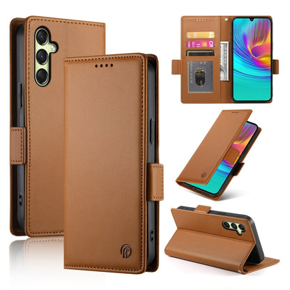 Samsung Galaxy A16 5G Magnetic Leather Wallet Case with Card Slots, Stand Function & Full Protection