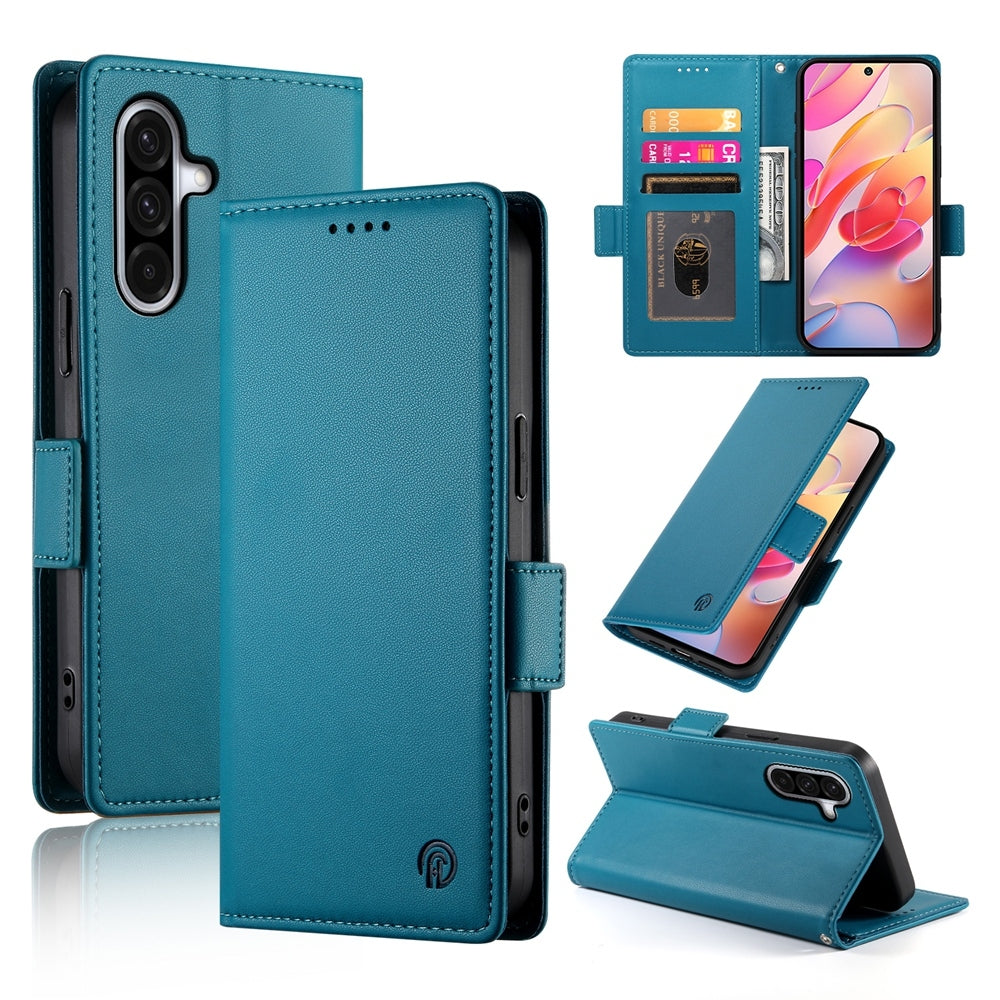 Samsung Galaxy A26 5G Magnetic Leather Wallet Case with Card Slots, Stand Function & Full Protection