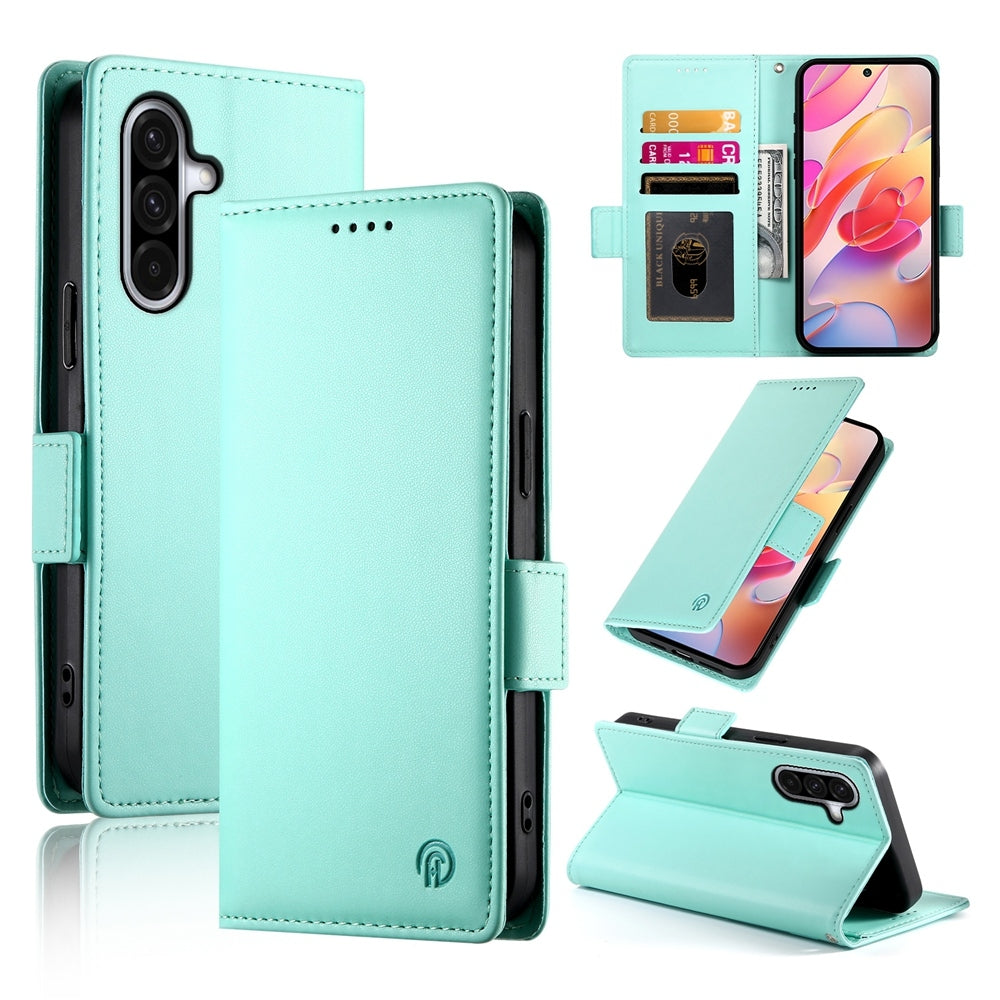 Samsung Galaxy A26 5G Magnetic Leather Wallet Case with Card Slots, Stand Function & Full Protection