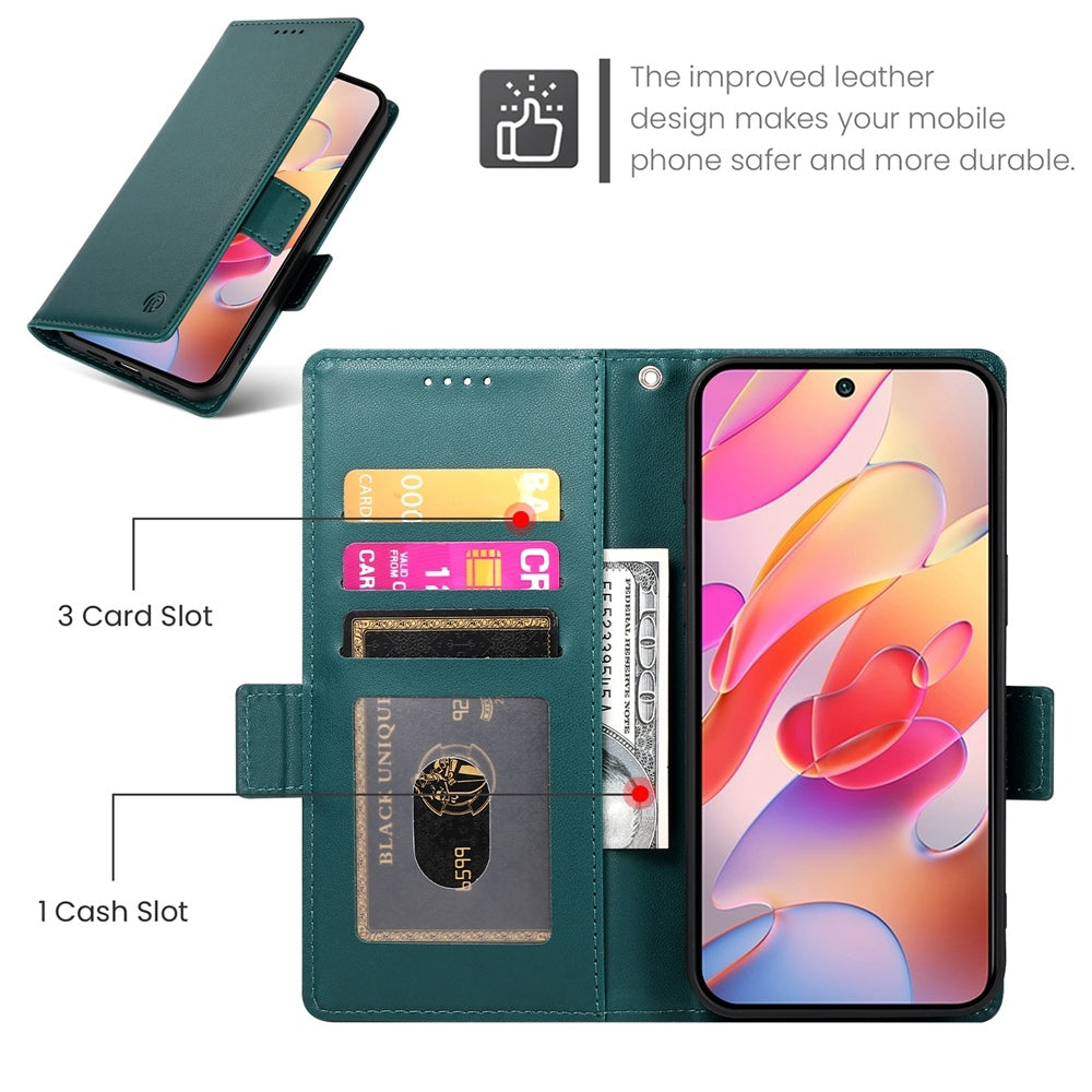 Samsung Galaxy A26 5G Magnetic Leather Wallet Case with Card Slots, Stand Function & Full Protection