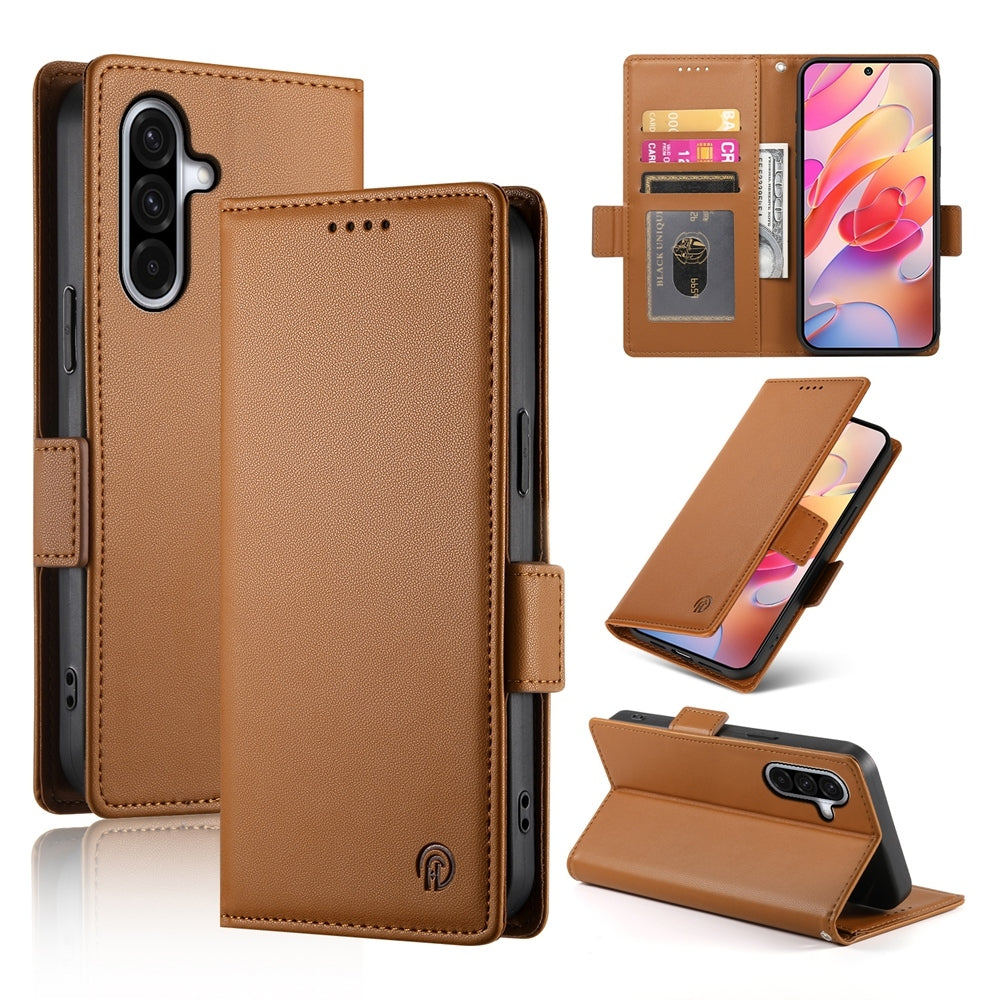 Samsung Galaxy A26 5G Magnetic Leather Wallet Case with Card Slots, Stand Function & Full Protection