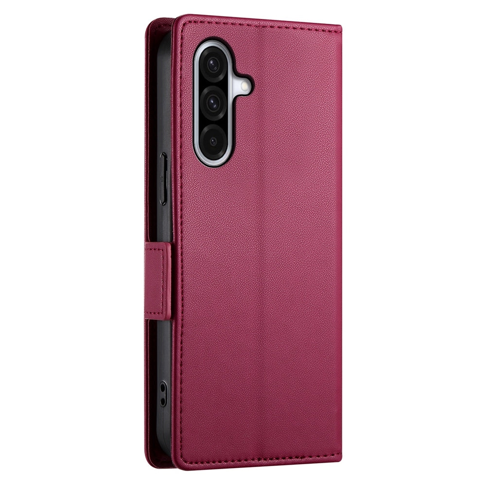 Samsung Galaxy A36 Magnetic Leather Wallet Case with Card Slots, Stand Function & Full Protection