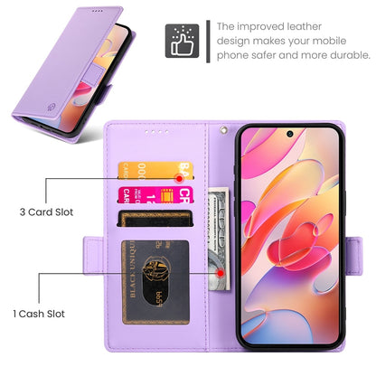 Samsung Galaxy A36 Magnetic Leather Wallet Case with Card Slots, Stand Function & Full Protection