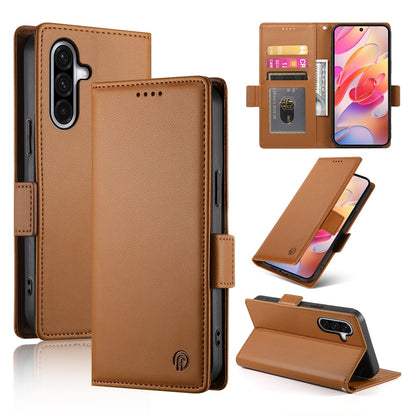 Samsung Galaxy A36 Magnetic Leather Wallet Case with Card Slots, Stand Function & Full Protection