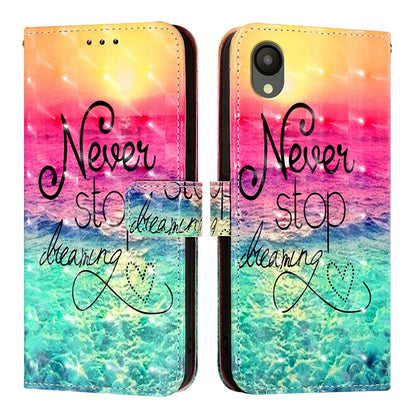 Samsung A03 Core Leather Flip Phone Case with 3D Painted Design, Card Holder, Wallet & Stand Function - Durable Protection & Easy Access