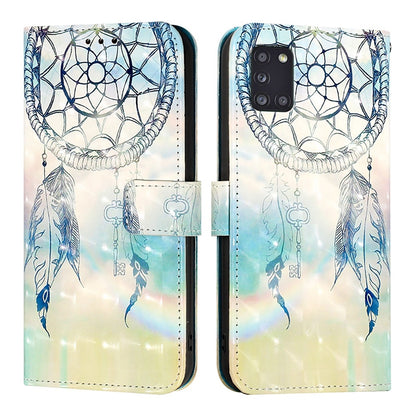 Samsung Galaxy A31 Leather Flip Phone Case with 3D Painted Design, Card Holder, Wallet & Stand Function - Durable Protection & Easy Access