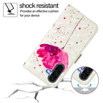 Samsung Galaxy A36 5G Leather Flip Phone Case with 3D Painted Design, Card Holder, Wallet & Stand Function - Durable Protection & Easy Access